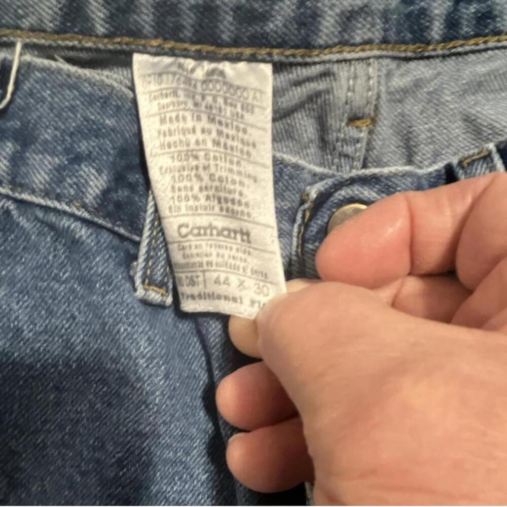 Men’s vintage Carhartt blue jeans